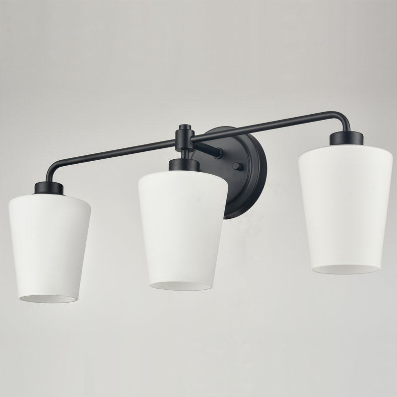 Sereyah 3 - Light Dimmable Vanity Light, Black