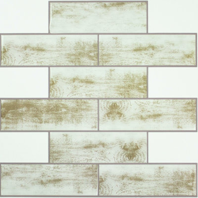 Josephine 10.5'' W x 10.5'' L Polyvinyl Chloride (PVC) Peel and Stick Subway Tile