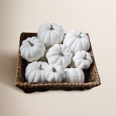 Bibana 12-Piece Artificial Pumpkin Set