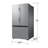 Samsung Stainless Steel Kitchen Package with 32 cu. ft. Mega Capacity 3-Door French Door Refrigerator with Electric Range-109211745-109211749
