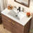 Bathroom Vanity With Sink, Faucet, Door Shelves And Open Side Shelves-138289155-138289165