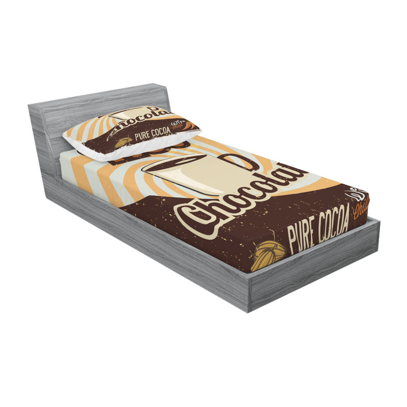 Microfiber Sheet Set, Twin XL Sheet Set with Fitted Sheet