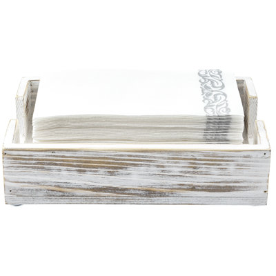 Solid Wood Napkin Paper Towel Holder