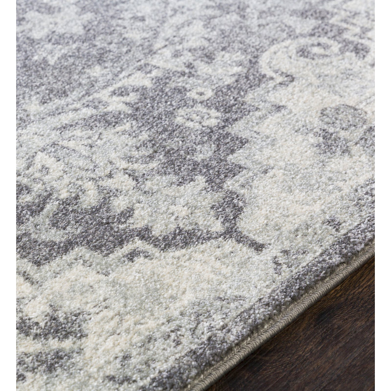 Tapis oriental gris anthracite / gris clair Montana, Rectangle 2 pi x 3 pi