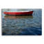 Art mural en verre acrylique «Red Boat» par Lynda, Breakwater Bay, 36 po x 24 po-970329042