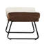 Chaise berçante moderne avec repose-pieds