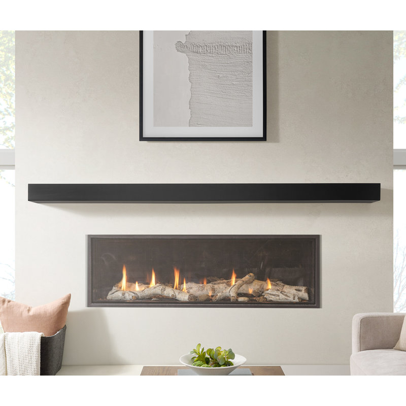 The Tyler 84" Shelf MDF Black Paint, 84", Black
