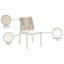Chaise d'appoint de patio avec coussin Ivette-84461702-84461703