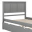 Lit plateforme avec lit gigogne-483959061