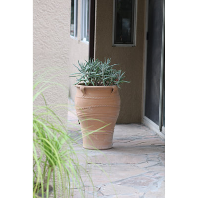 Pot de fleurs extra large en terre cuite Tetrahero Urn - Intérieur/Extérieur