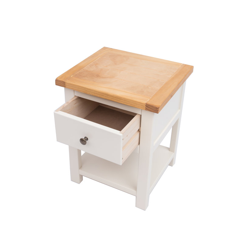 Nabors 45cm W Plywood / Laminate Board Bedside Table