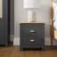 Loretta 45cm W Particle Board / Chipboard Bedside Table-121417467