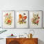 Antique Floral Bouquet I - Impression personnalisée de qualité supérieure avec cadre mat - 3 pièces-869087820-869087824