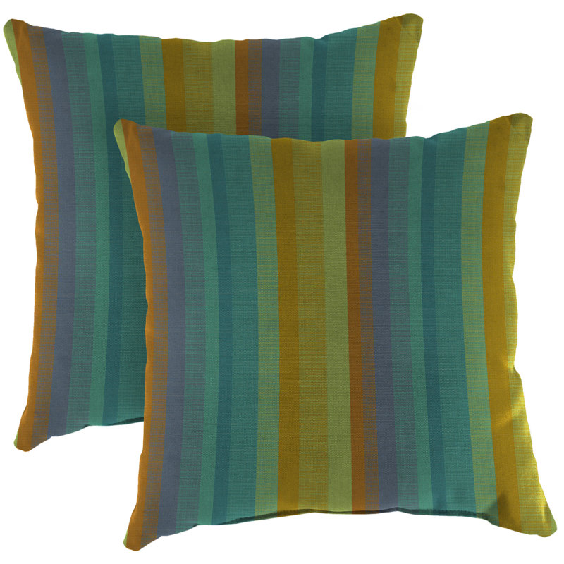 Sunbrella Outdoor Throw Pillow, Astoria Lagoon Sunbrella®