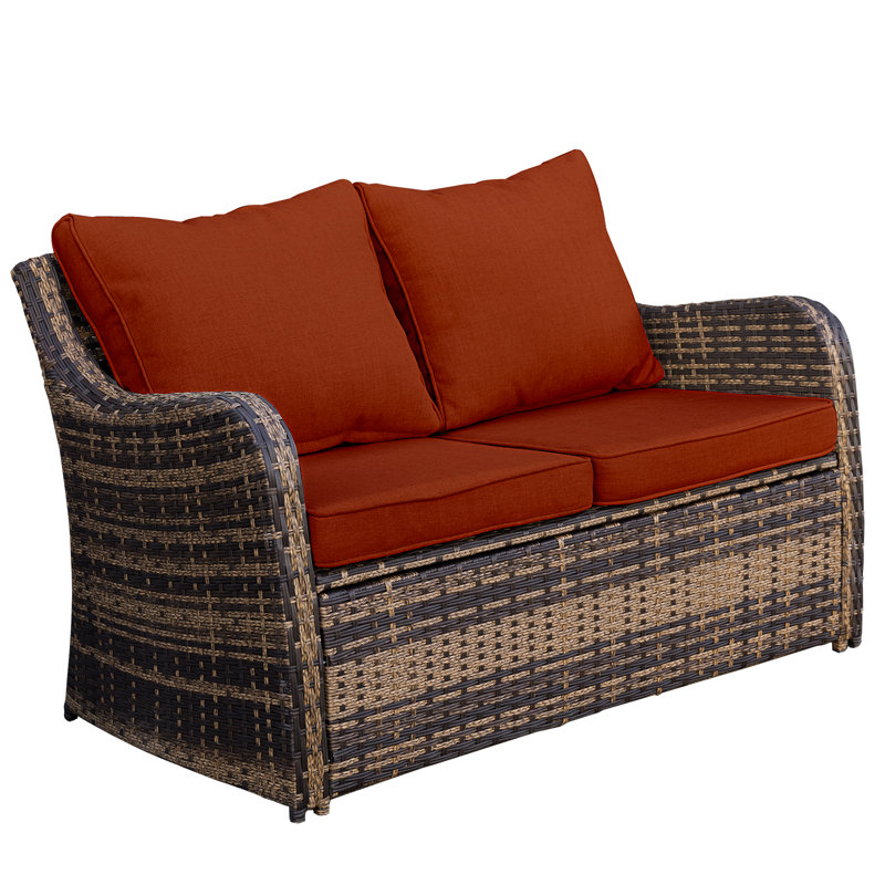 Causeuse en aluminium pour 2 personnes