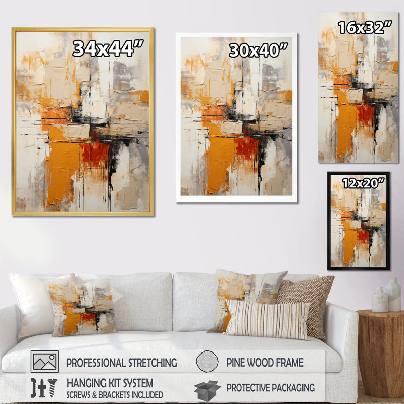 Jaune, noir, abstrait, fractales, impressions, H 40 po x l 30 po x P 1,5 po, Toile tendue