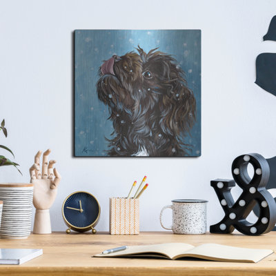 Red Barrel Studio® 'Let It Snow Havanese' by Lindsay Kivi Metal Wall Art