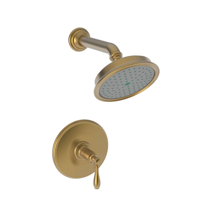 Ithaca Balanced Pressure Shower Trim Set with Shower Head, Satin Bronze - PVD