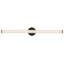 Vire 36-in Black dimmable LED Wall Sconce-219032242