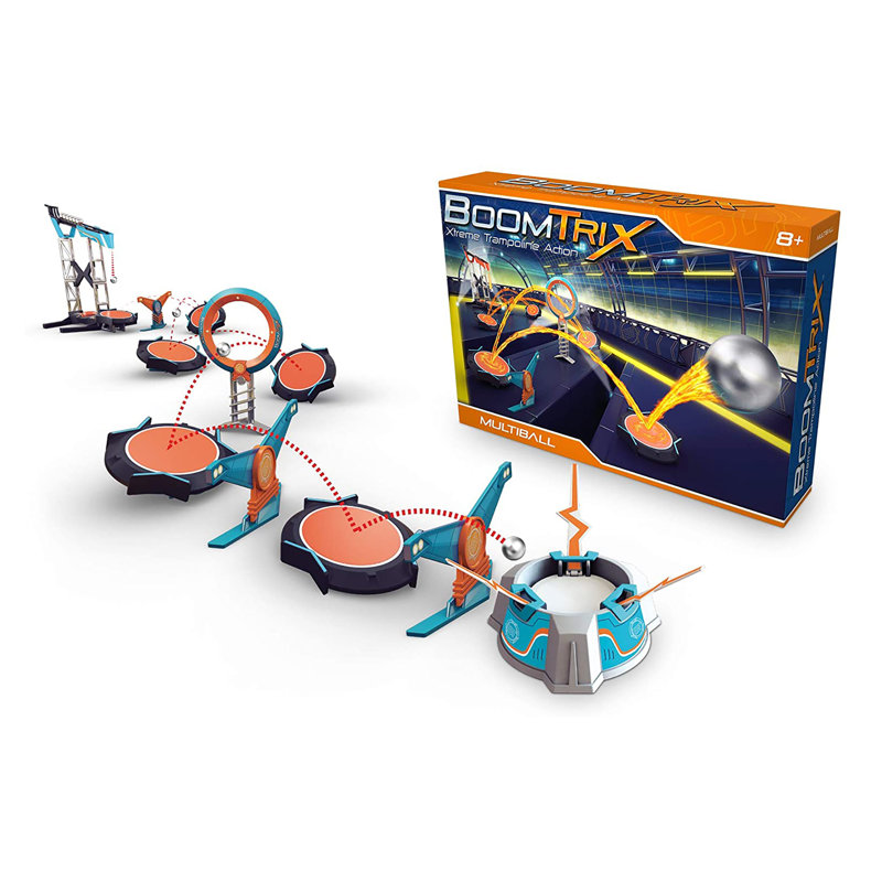 Goliath BoomTrix Trampoline Chain Reaction STEM Kinetic Metal Ball Stunt Kit