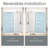 68"-72" W x 76" H Frameless Single Sliding Soft-Close Shower Doors with Buffer, 3/8" Thick SGCC Tempered Glass Door-122500691