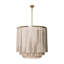 Fringe Leather Chandelier w/ Solid Accents-2084546995-2084560025-2084560024