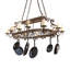 63" Long Neo 15 Light Pot Rack