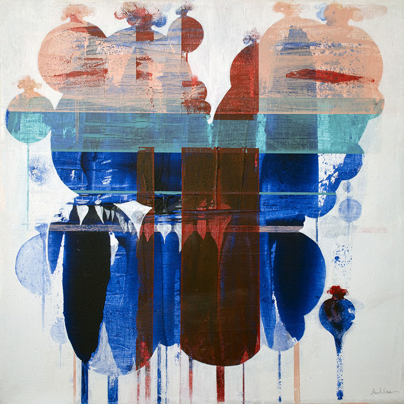 Modern Petals Painting by Alexander NikAnpour, Image Brush Gel