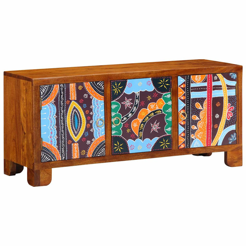 3 Pair Solid Wood Shoe Storage Cabinet