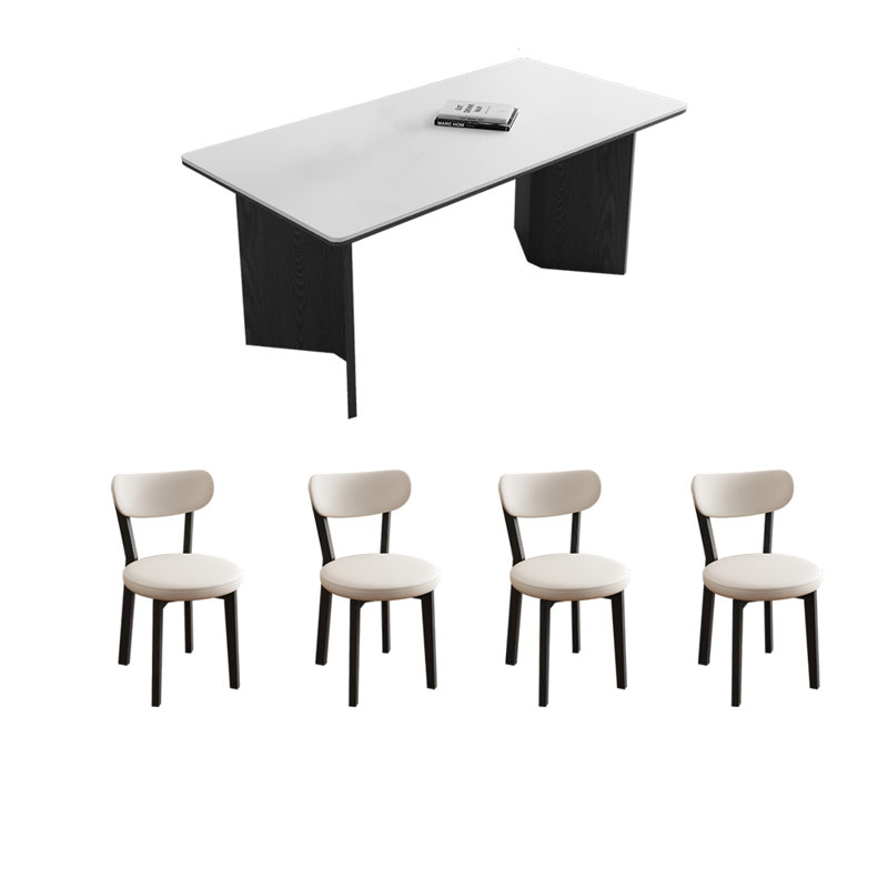 Ensemble de salle à manger Haneefa 31,4 W, H 29,5 po x L 70,8 po x l 31,4 po
