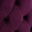 Velours fuchsia moderne avec un panneau latéral élégant et intemporel