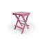 Fully Assembled All-Weather Recycled HDPE Outdoor Folding Bistro Table, Teak Brown-1447287252