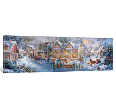 «Getting Ready for Christmas», reproduction d'art sur toile
