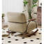 Chaise en similicuir de qualité supérieure noyer-108073069