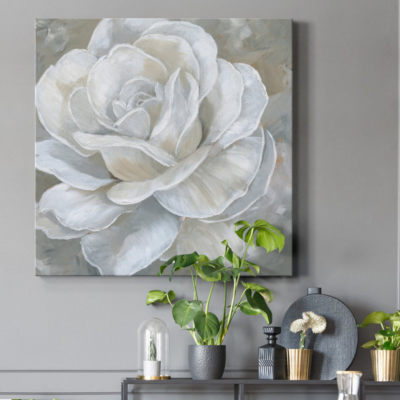" Bombshell Bloom II ", 24" H x 24" W x 1" D