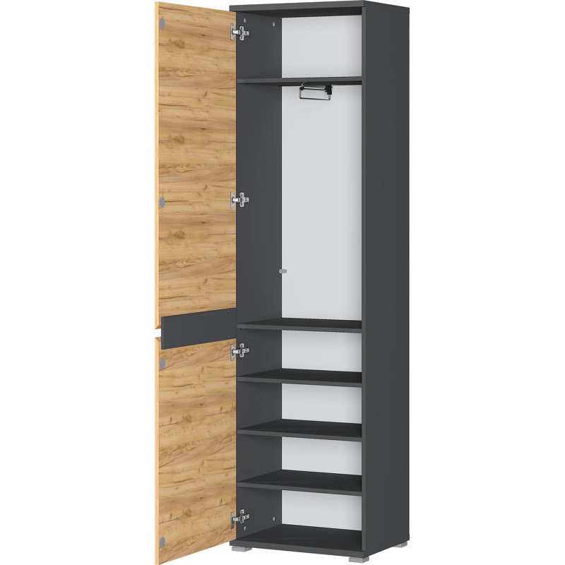Elise 1 Door Manufactured Wood Wardrobe