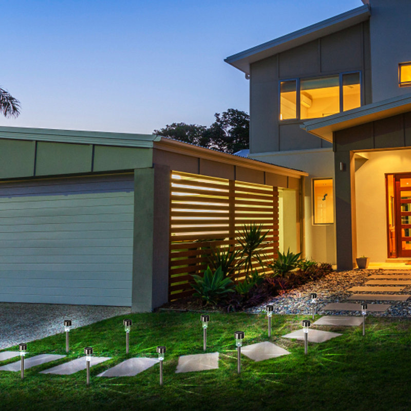 Low Voltage Solar Powered Integrated LED Pathway Light Pack
