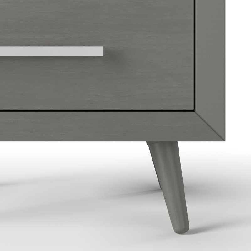Cranbrook 2 Drawer Nightstand, Grey