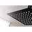 High Pressure Rain Shower Head, Ultra-Thin Showerhead 304 Stainless Steel Waterfall Shower With Self-Clean Nozzles, Full Body Covering-118580298