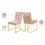 Chaise d'appoint en velours capitonné Chakevia-28747691-39826283
