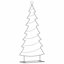 Metal Christmas Tree with Stand Black Steel-969756170