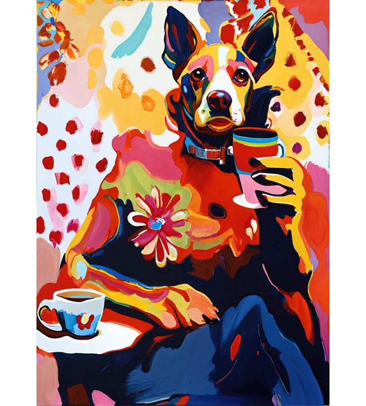 Dog  Giclee on Gallery Wrapped Canvas, 24" H x 20" W