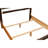 Fireside Lodge Hickory Log Sunburst Bed - Queen - Cinnamon-6328893-9249288