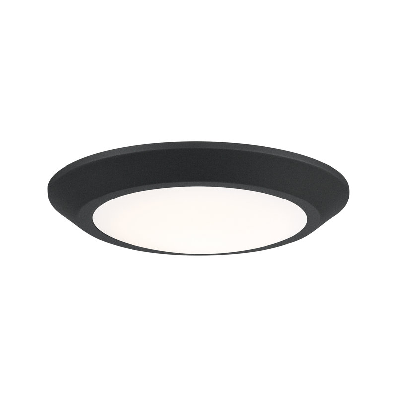 Plafonnier encastré 1 lumière Airianna, H 1,25 po x l 7,75 po x P 7,75 po