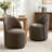 Upholstered Fully Assembled Swivel Dining Chair-504254958