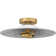 Indigo 2-Light Light Gold Flush Mount