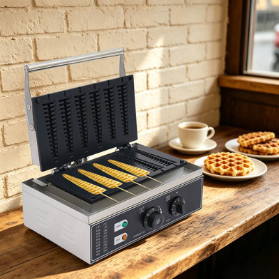 6pcs Non-Stick Waffle Maker