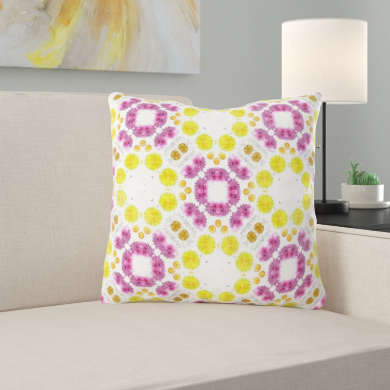 Coussin décoratif fleur, Intérieur