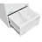 Metal 3 Drawer Widened Filing Cabinet In White, Lock For Organized And Efficient Office File Storage Cabinet, Drawers With-958816245