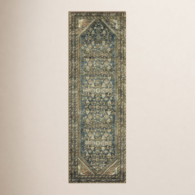 Magnolia Home By Joanna Gaines X Loloi Banks Machine Washable Denim / Clay Area Rug